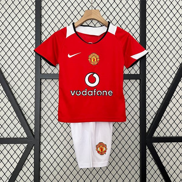 Camiseta Manchester United Replica Primera Ropa Niño Retro 2005 2006
